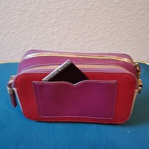 Red,purple, and Sparkly Womens Crossbody/purse